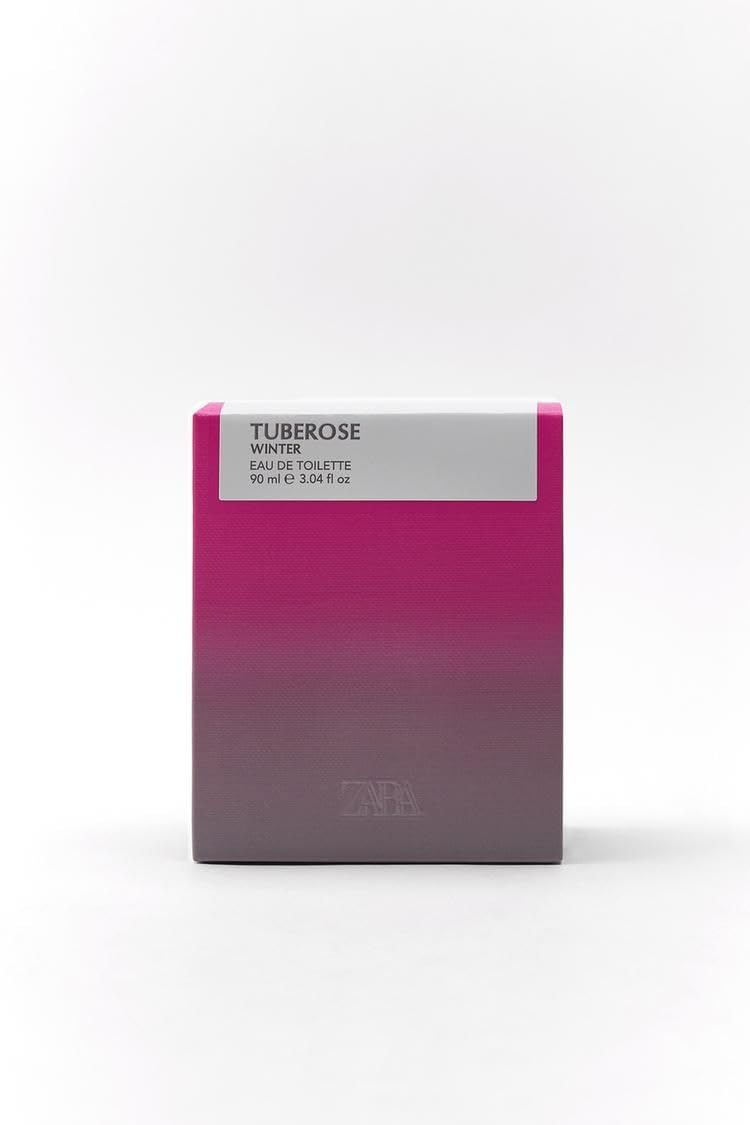Packaging display of Zara Tuberose Winter EDT, a feminine gift-ready option.
