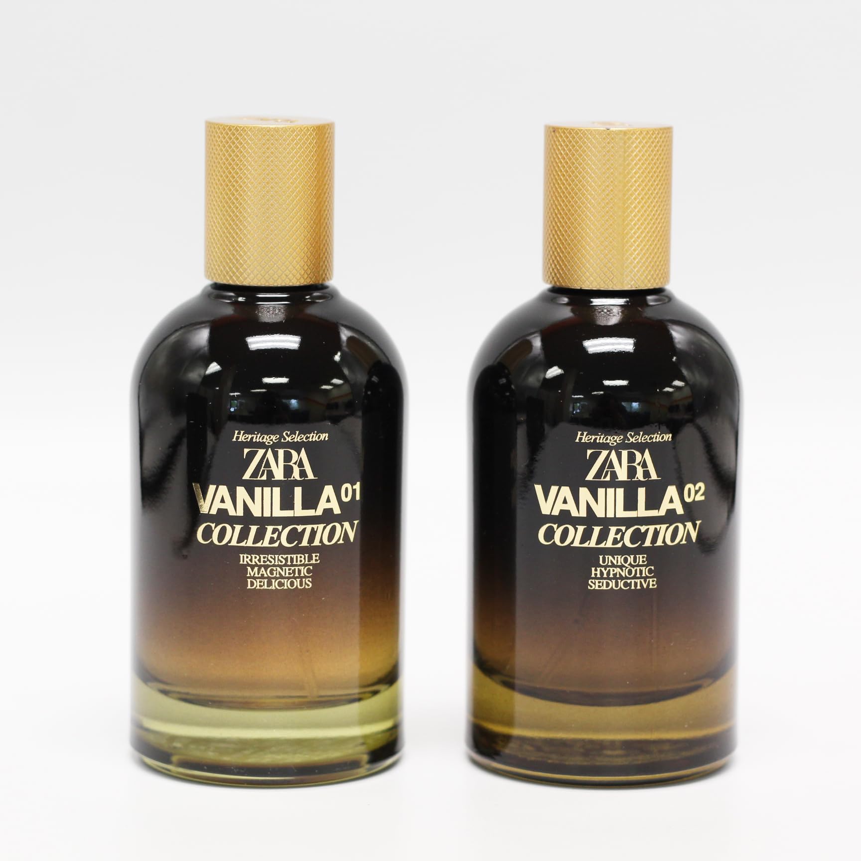 ZARA Vanilla Collection 02 EDP bottle highlights bourbon vanilla with warm, gourmand accents.