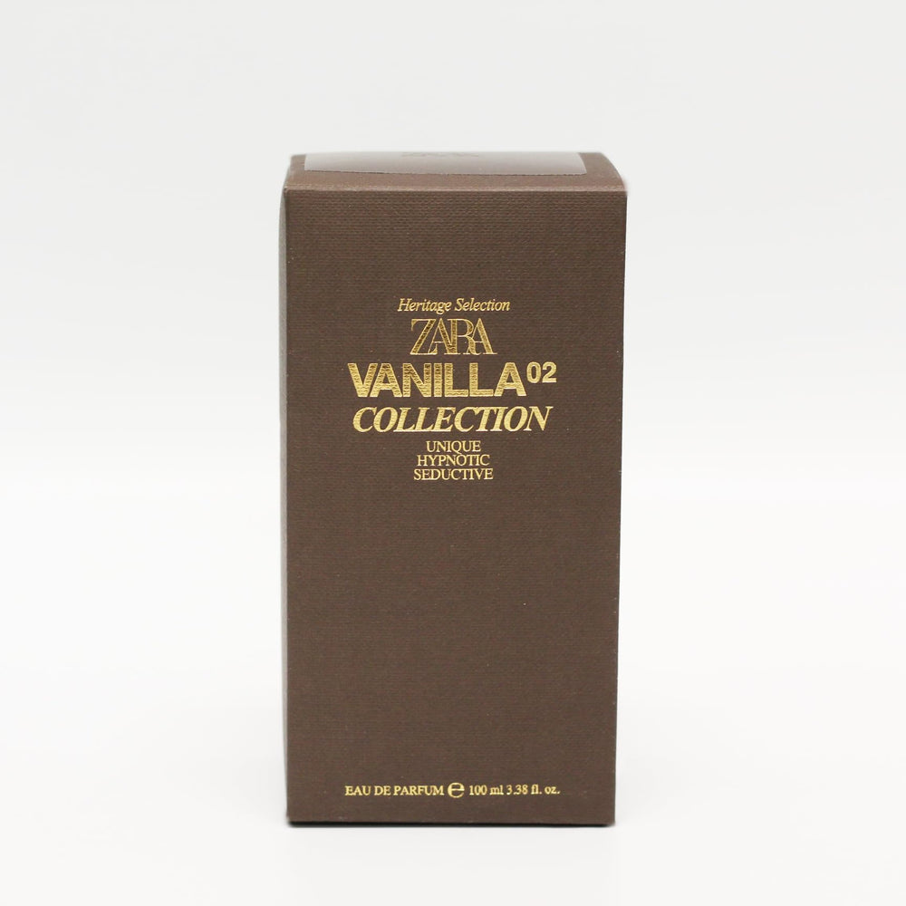 Zara Vanilla Collection 02 EDP 100ml bottle ready for refined daily wear.