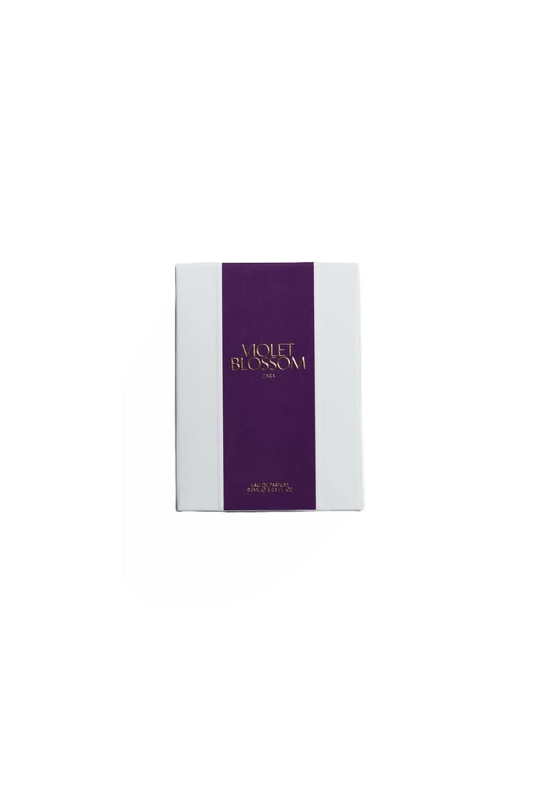 ZARA Violet Blossom refillable bottle cap close-up emphasizing convenience.