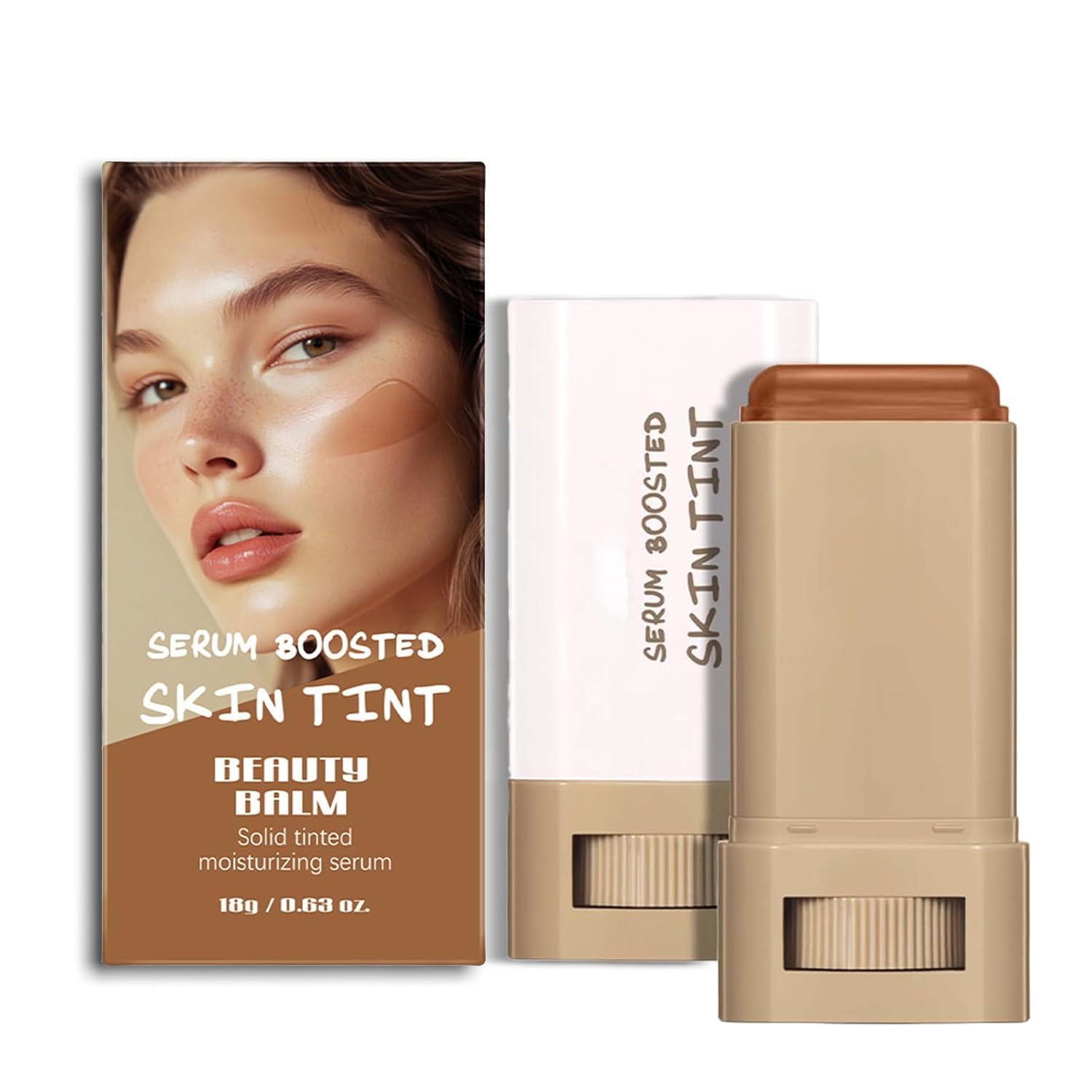 ZARICS Beauty Balm Serum Boosted Skin Tint packaging for travel-friendly touch-ups