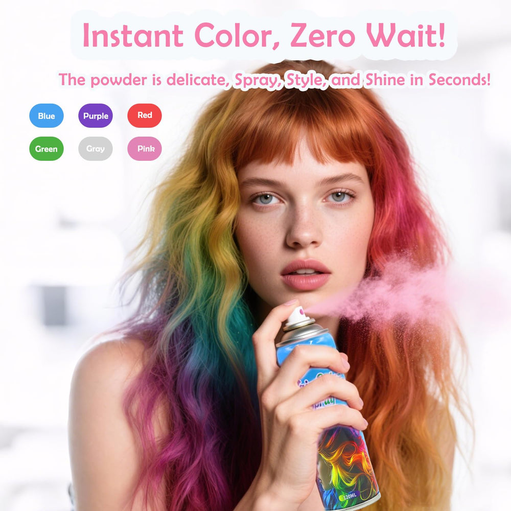ZARICS cosplay-ready purple spray adds bold look with temporary color