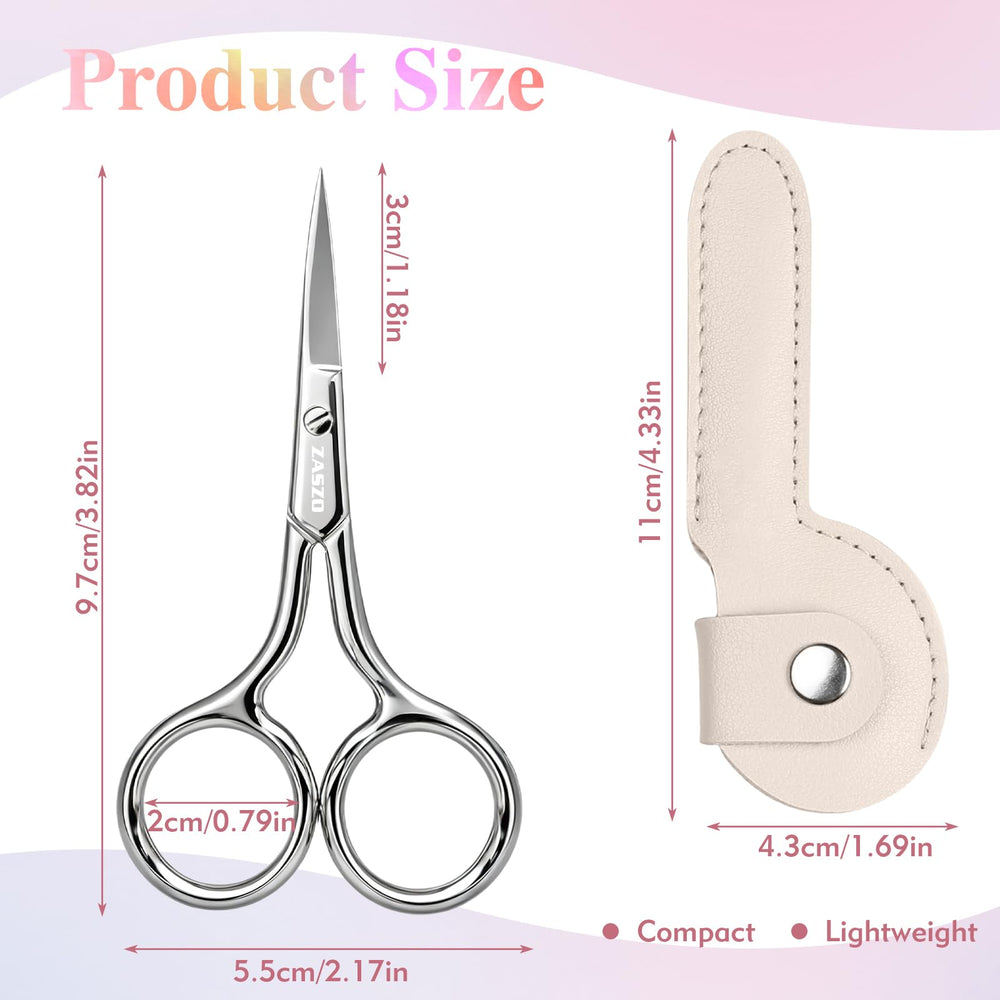 ZASZO compact 3.8-inch design shown for travel grooming on the go