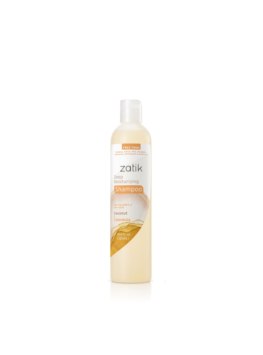 Zatik Deep Moisturizing Conditioner bottle with detangling creaminess.
