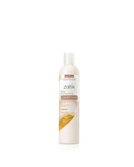 Close-up of Zatik shampoo foam demonstrating luxurious, non-greasy shine.