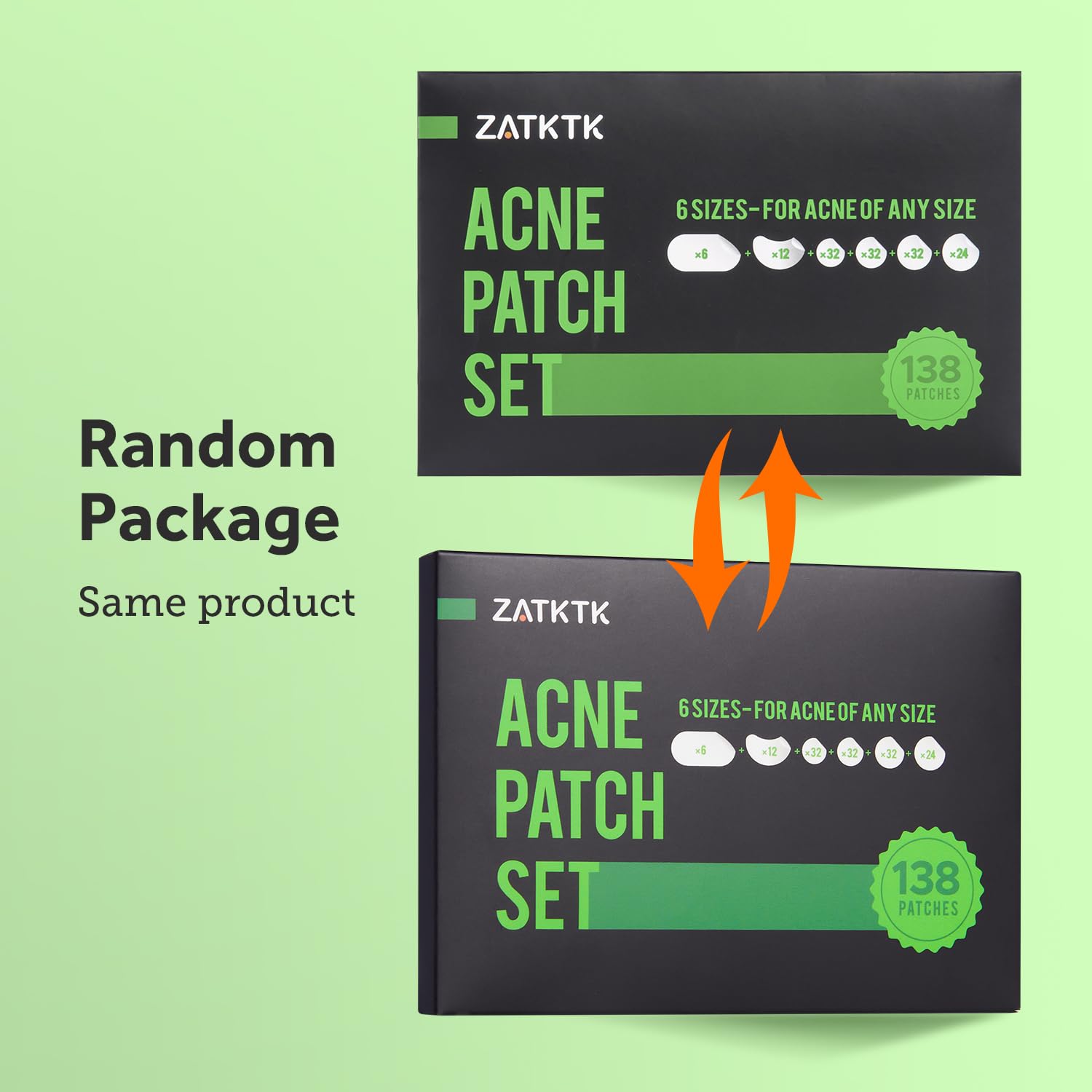 ZATKTK Pimple Patches hydrocolloid technology shields skin while absorbing.