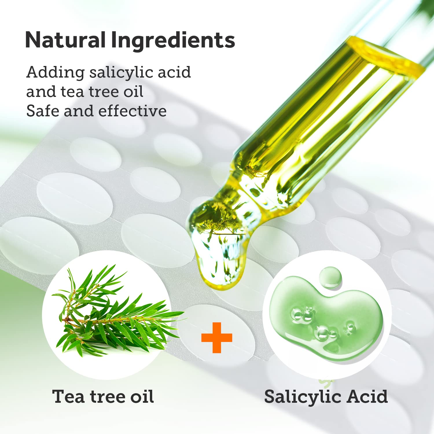 ZATKTK Pimple Patches with salicylic acid for pore care.