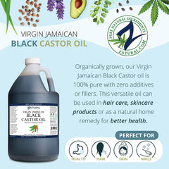 Zatural Black Castor Oil applied to hair for conditioning and shine.
