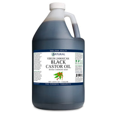 Zatural Black Castor Oil pour bottle for easy daily use.