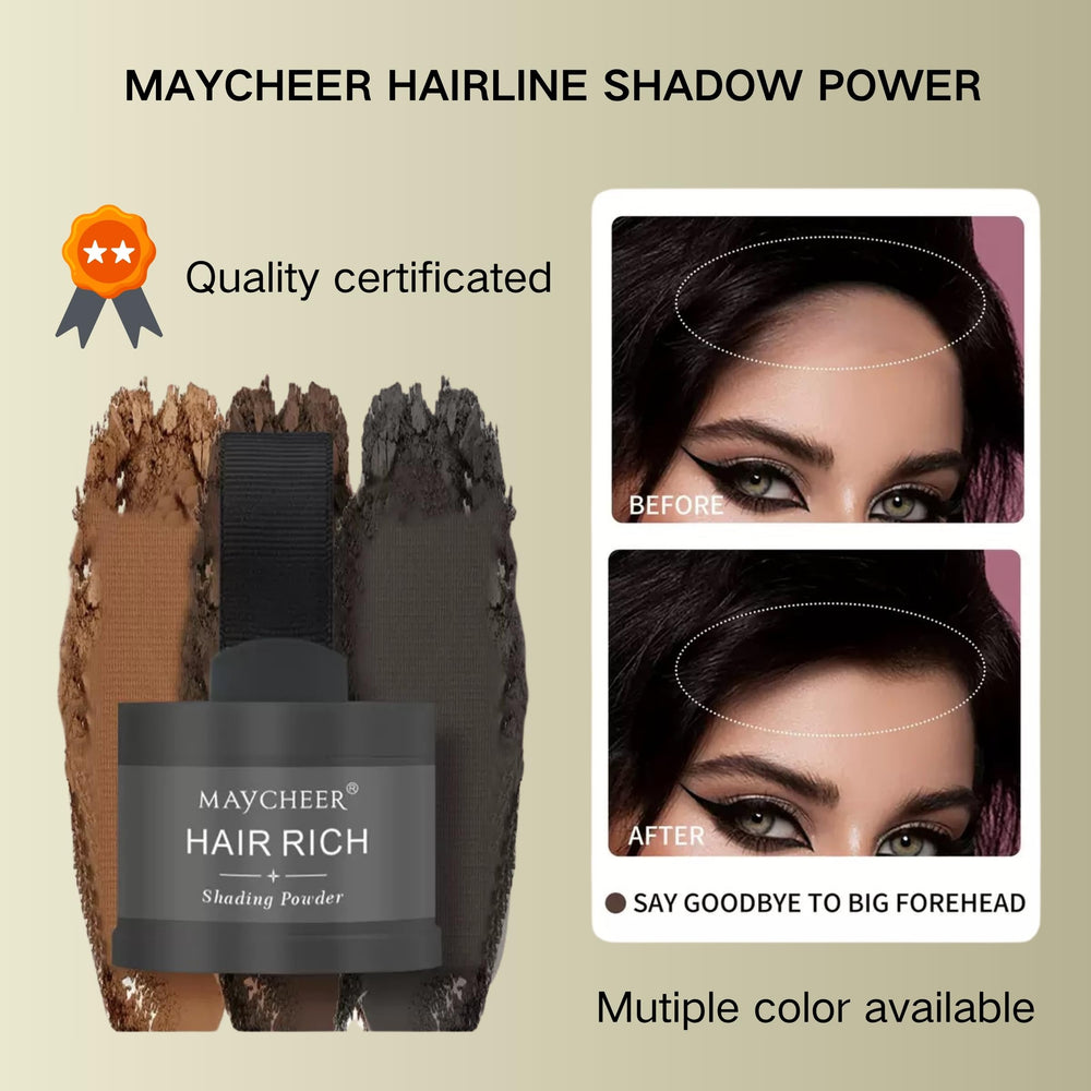 ZBMCYHCXH Maycheer hairline powder long-lasting coverage on roots and greys.
