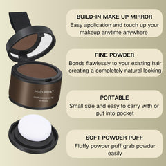 ZBMCYHCXH Maycheer hairline powder puff enables quick on-the-go touch-ups.