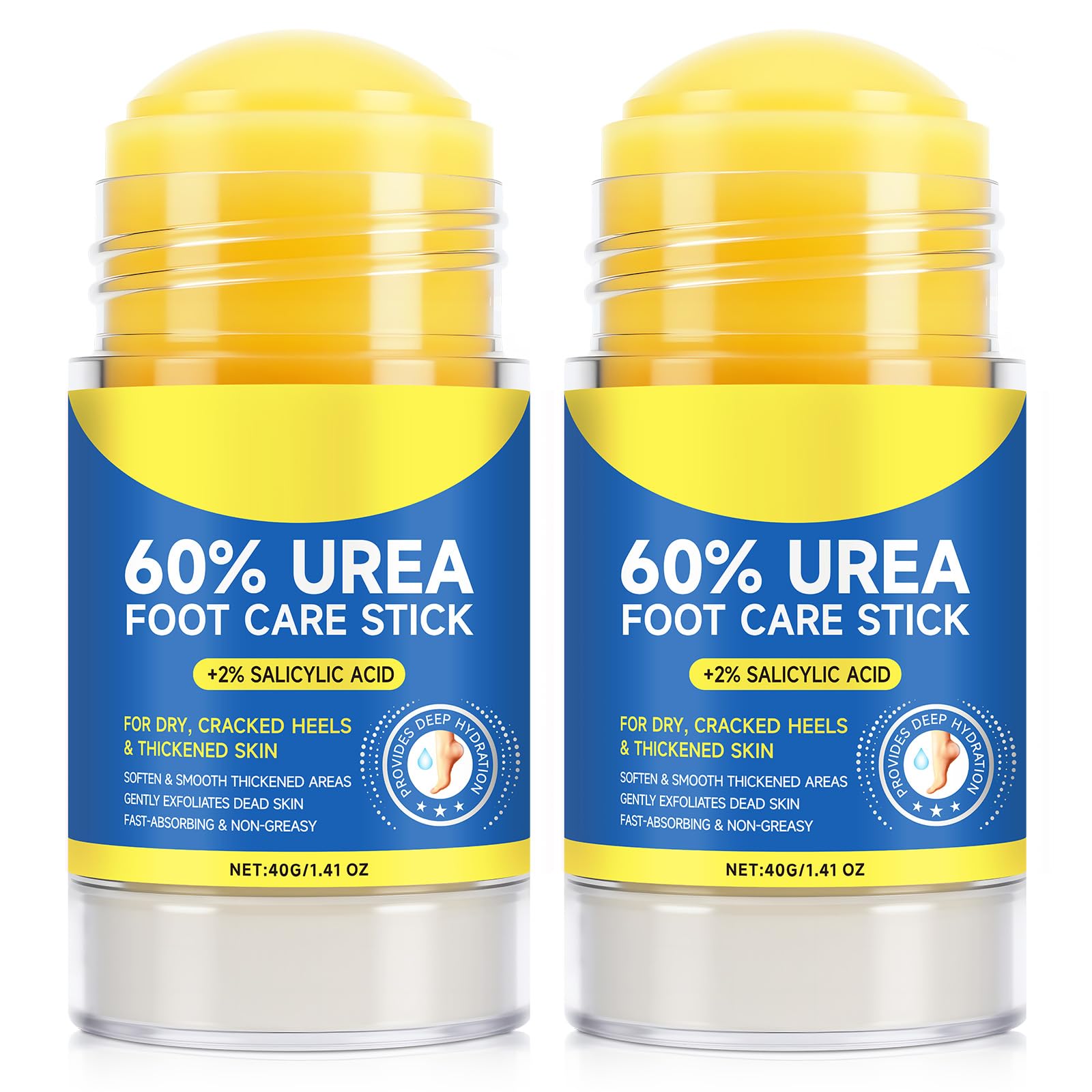 ZBQIEX 60% urea foot cream tube delivering deep moisturization for cracked heels