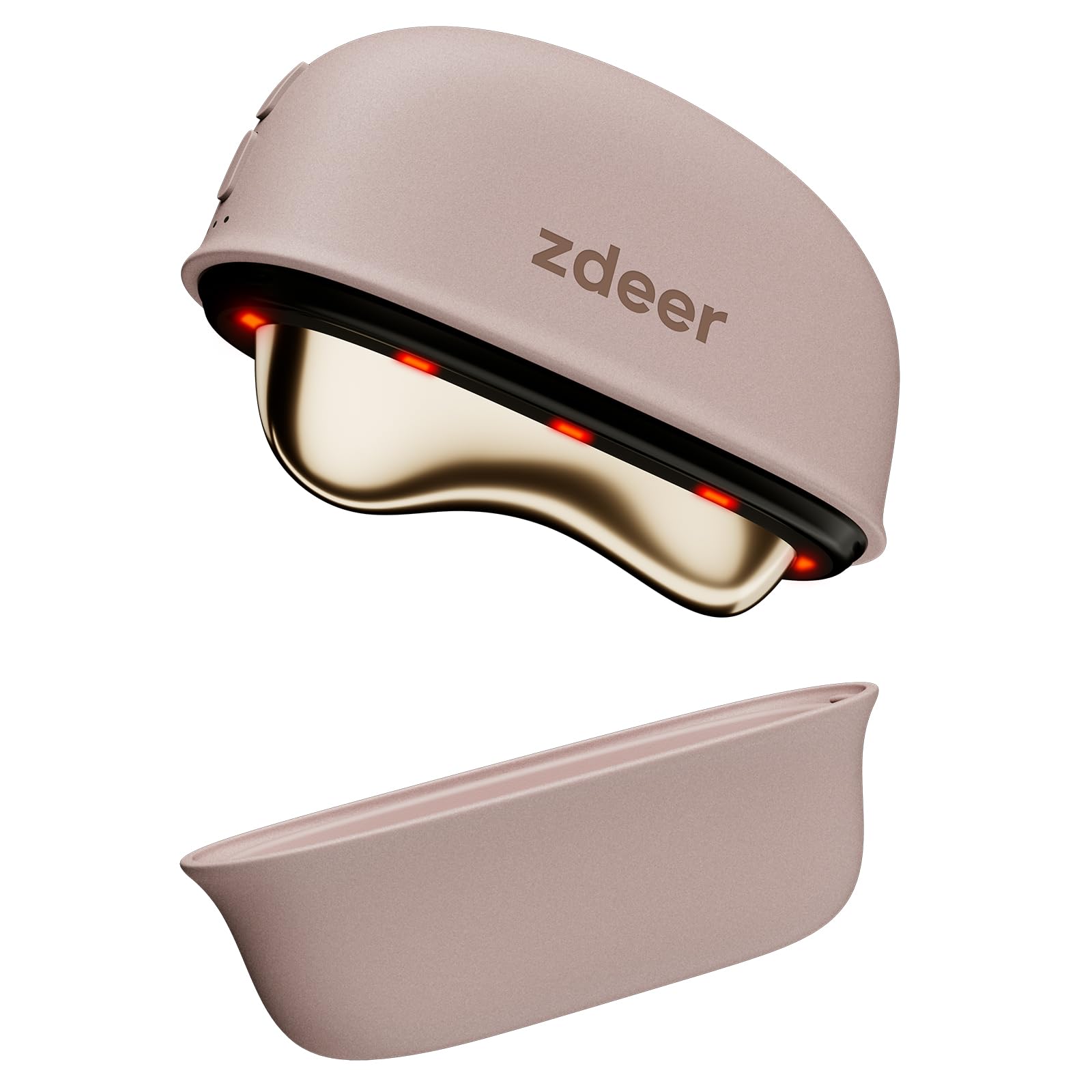 ZDEER red-light face-neck massager beads for even glow and gentleness