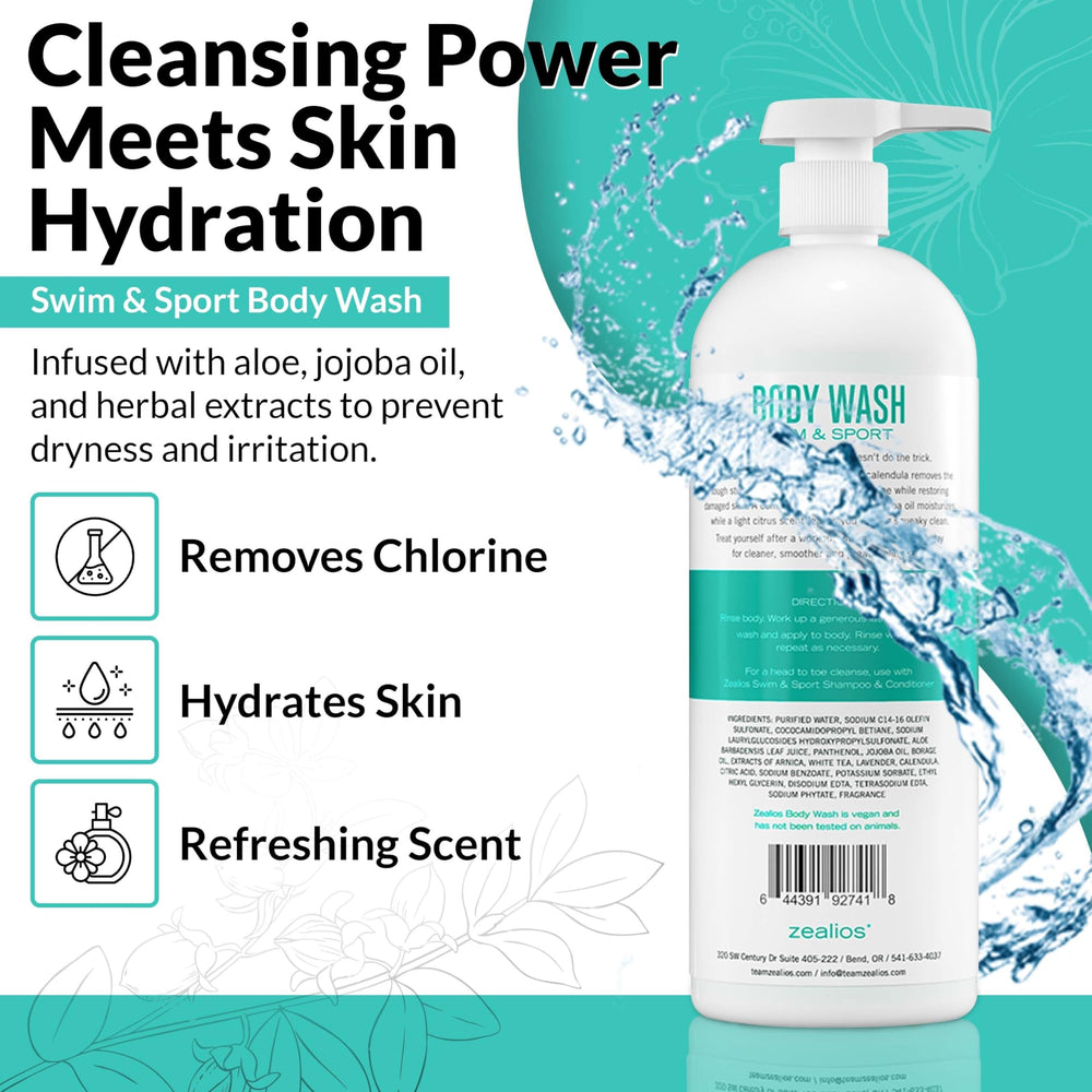 Zealios pump close-up highlights soothing hydration for active skin