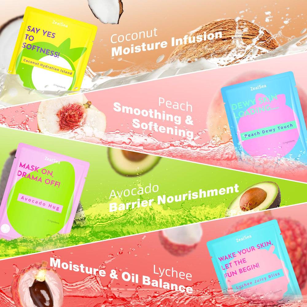 ZealSea OEKO-TEX sheet mask packaging indicating safe materials
