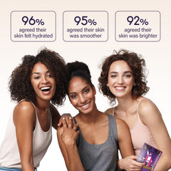 ZealSea sapphire powder lifting effect close-up highlighting tightening potential.