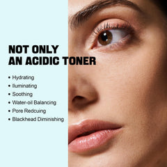 ZealSea toner closeup with niacinamide indicates soothing, balanced skin benefits.