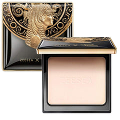 Zeesea British Museum Egypt Series compact powder, elegant design for radiant finish.