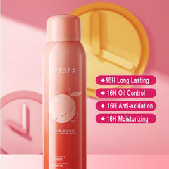 Zeesea matte finish setting spray bottle packaging highlights oil-control for a shine-free look.