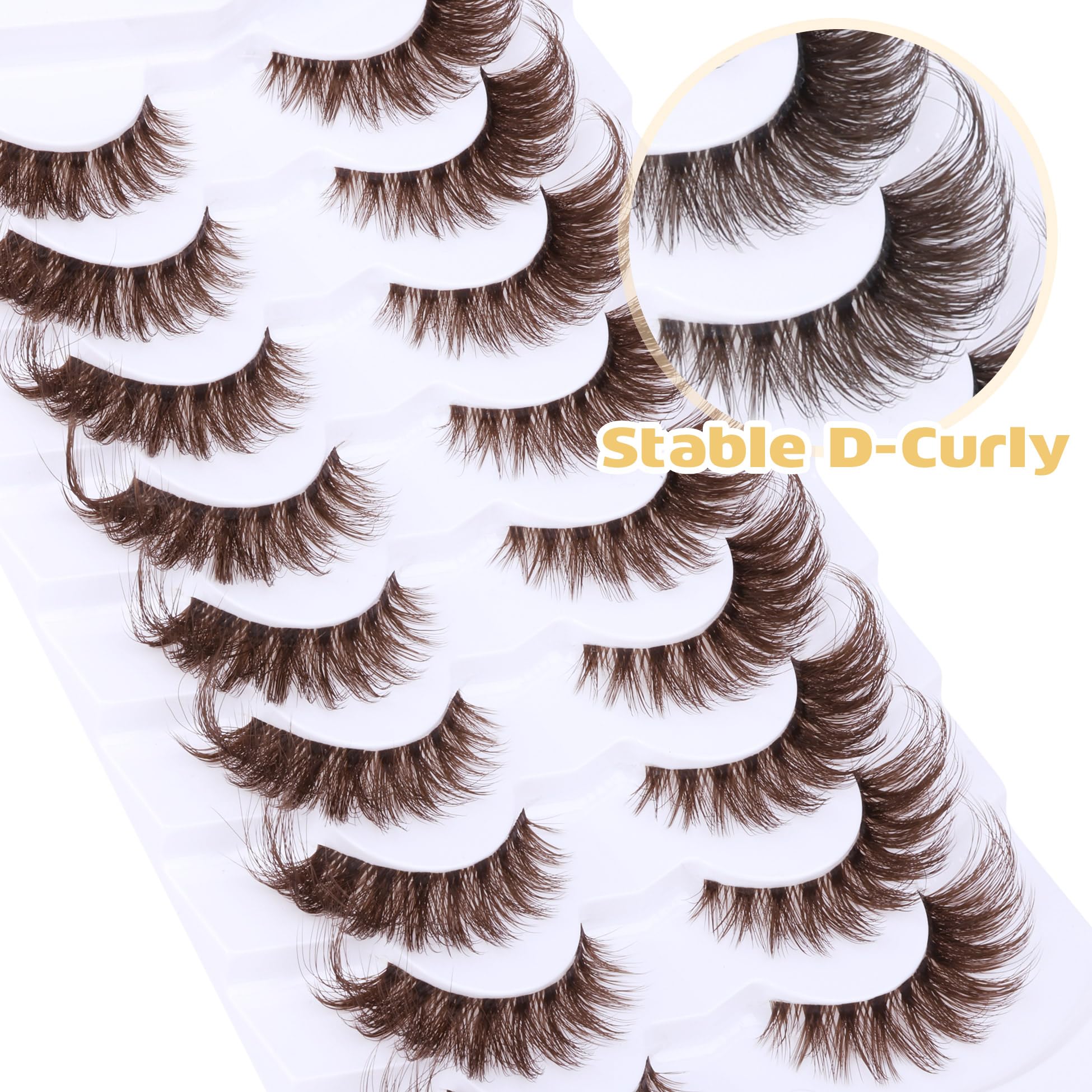 Zegaine fox eye lashes suitable for festivals and parties