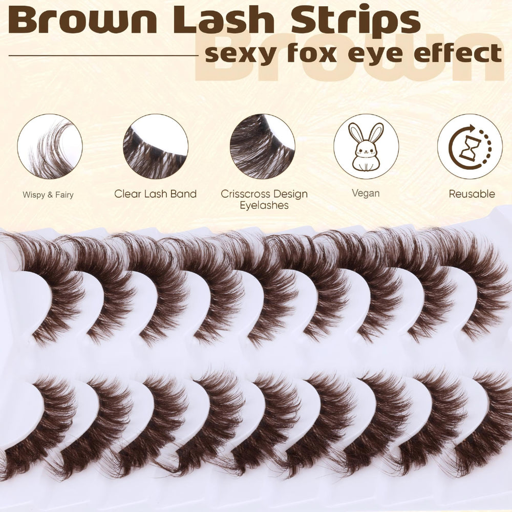 Zegaine handmade faux mink lashes offer lightweight comfort