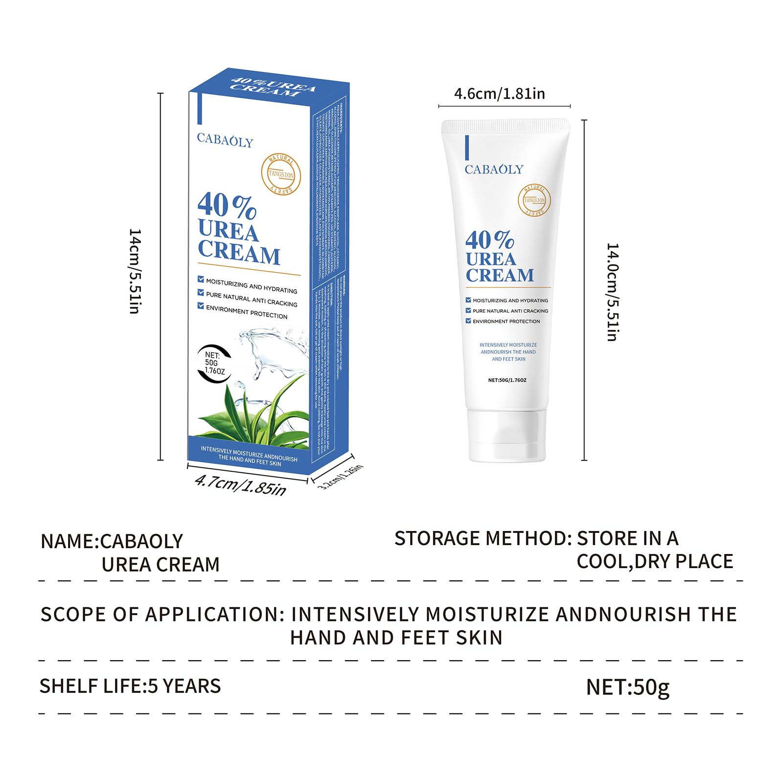 Zegrox Urea Cream 40% non-greasy formula in action.