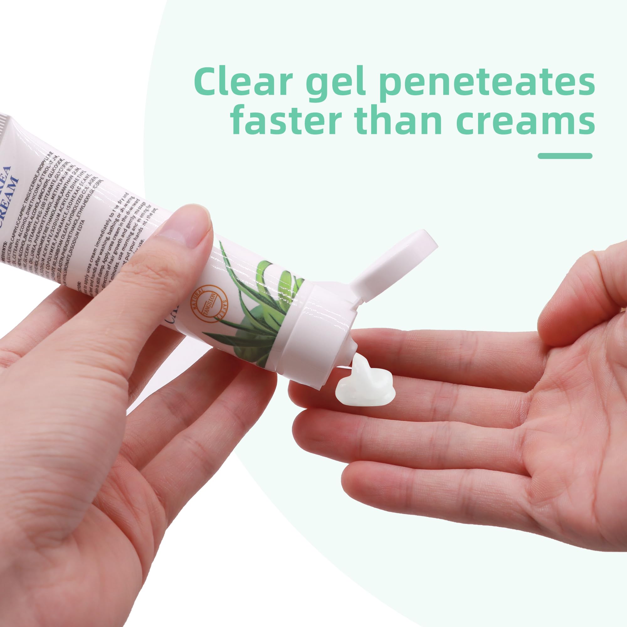 Zegrox Urea Cream 40% rich texture for moisturized skin.