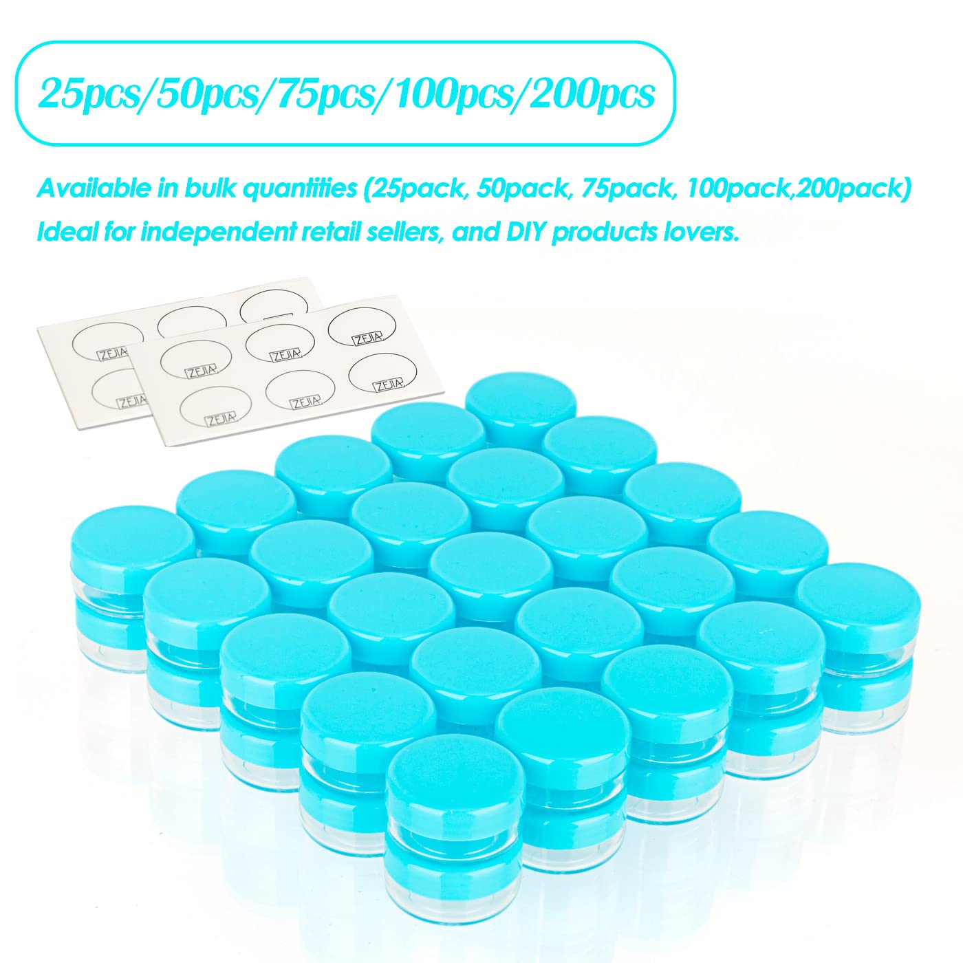 ZEJIA oval label on the jar helps content tagging and organization.