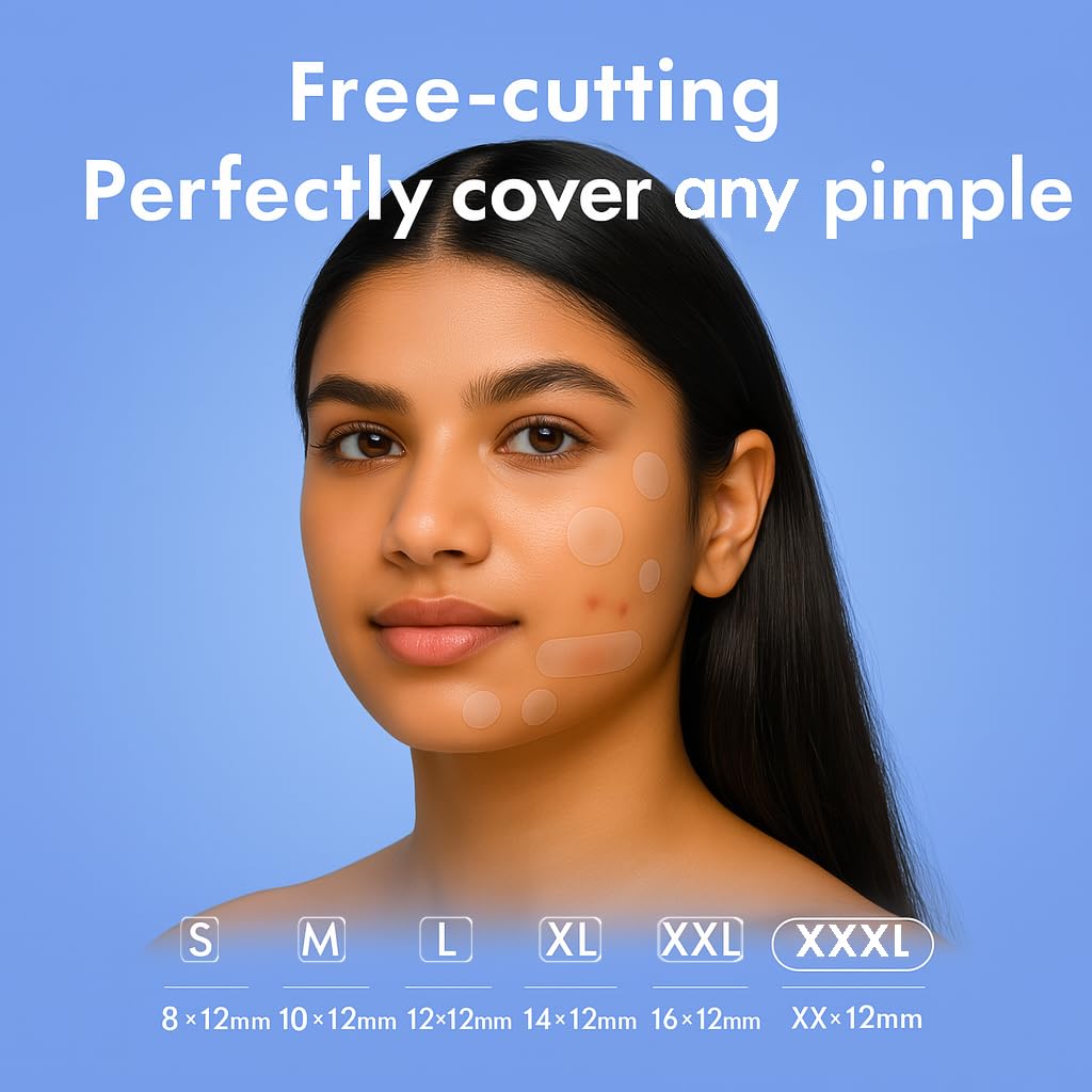 ZELIER Patches with Invisible Matte Finish blend with skin