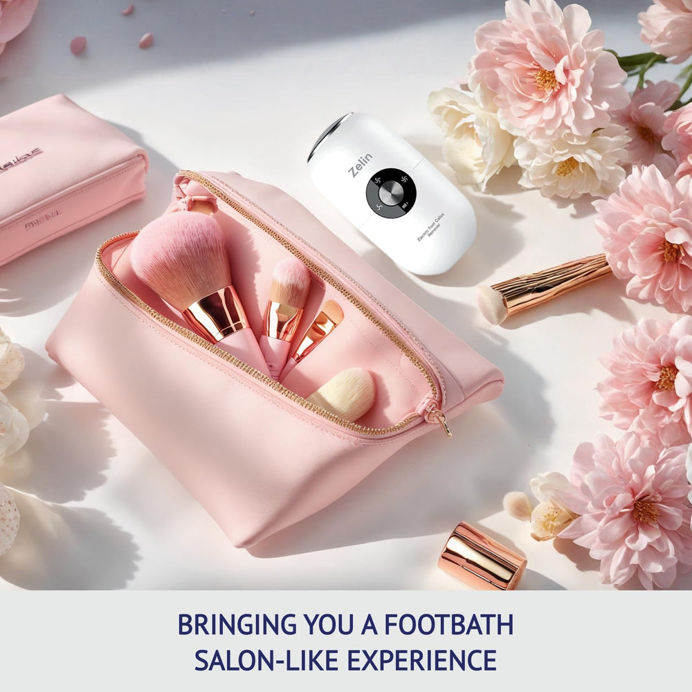 Zelin portable palm-sized design ideal for compact storage and travel.