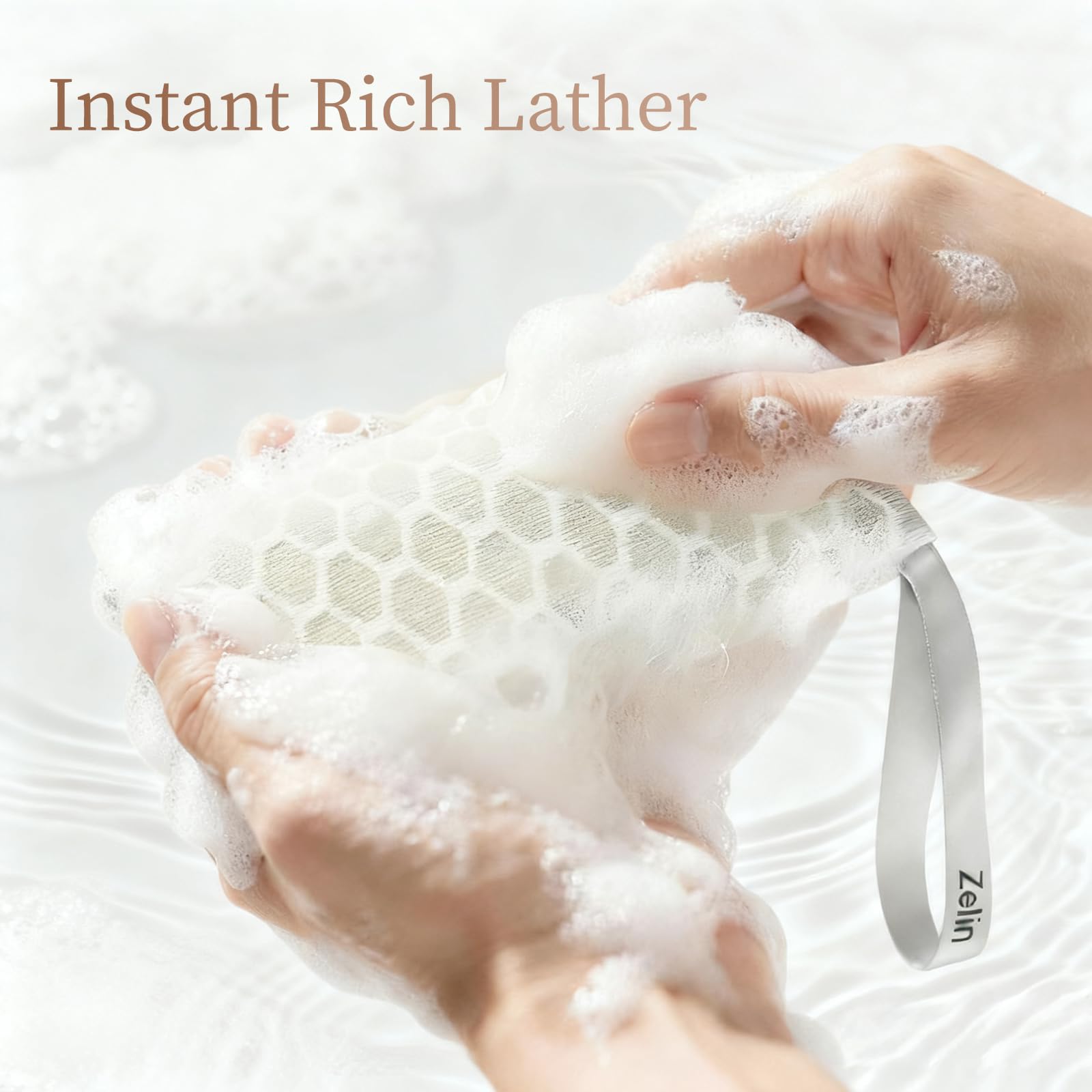 Zelin soap bags eco-friendly soap saver extends bar life up to 30 percent
