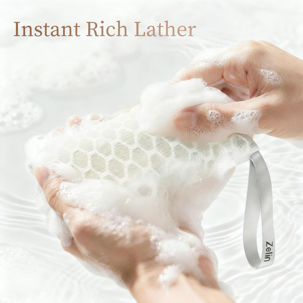 Zelin soap bags eco-friendly soap saver extends bar life up to 30 percent