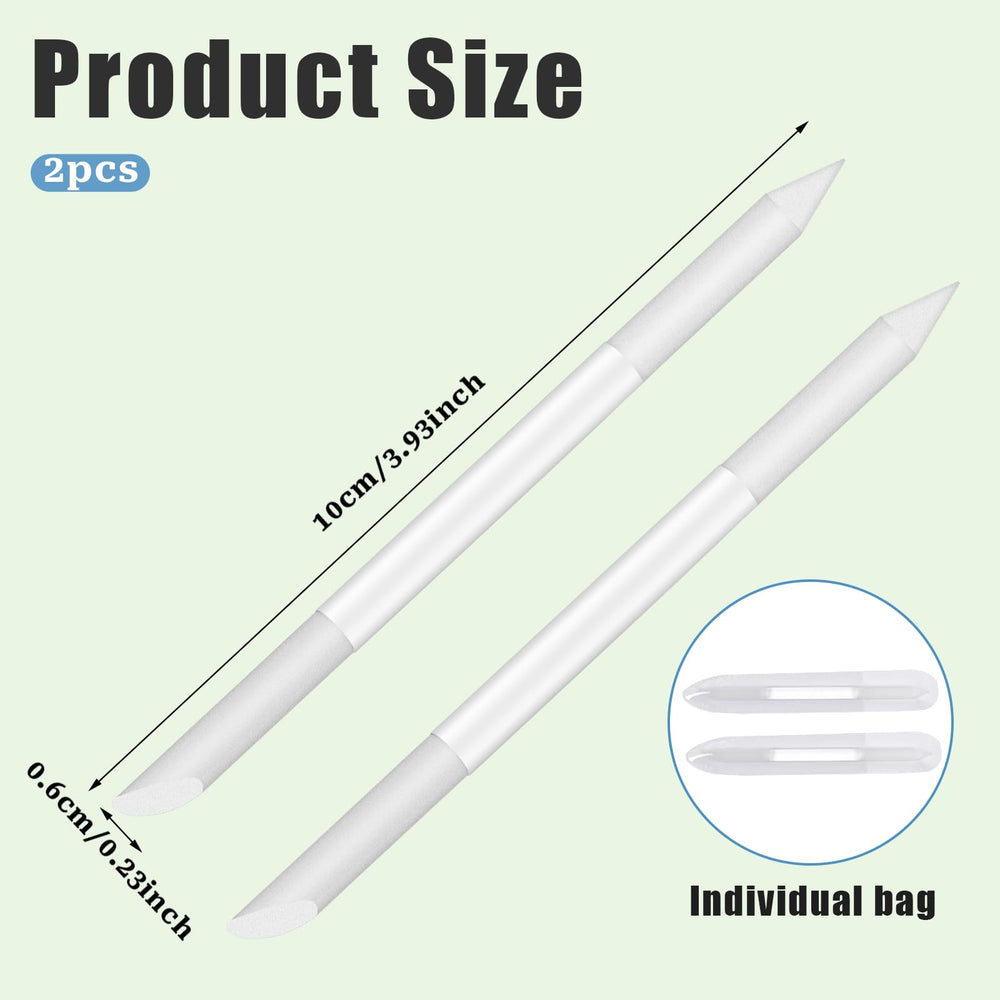 Zelphvt cuticle stick angled edge for efficient push and polish