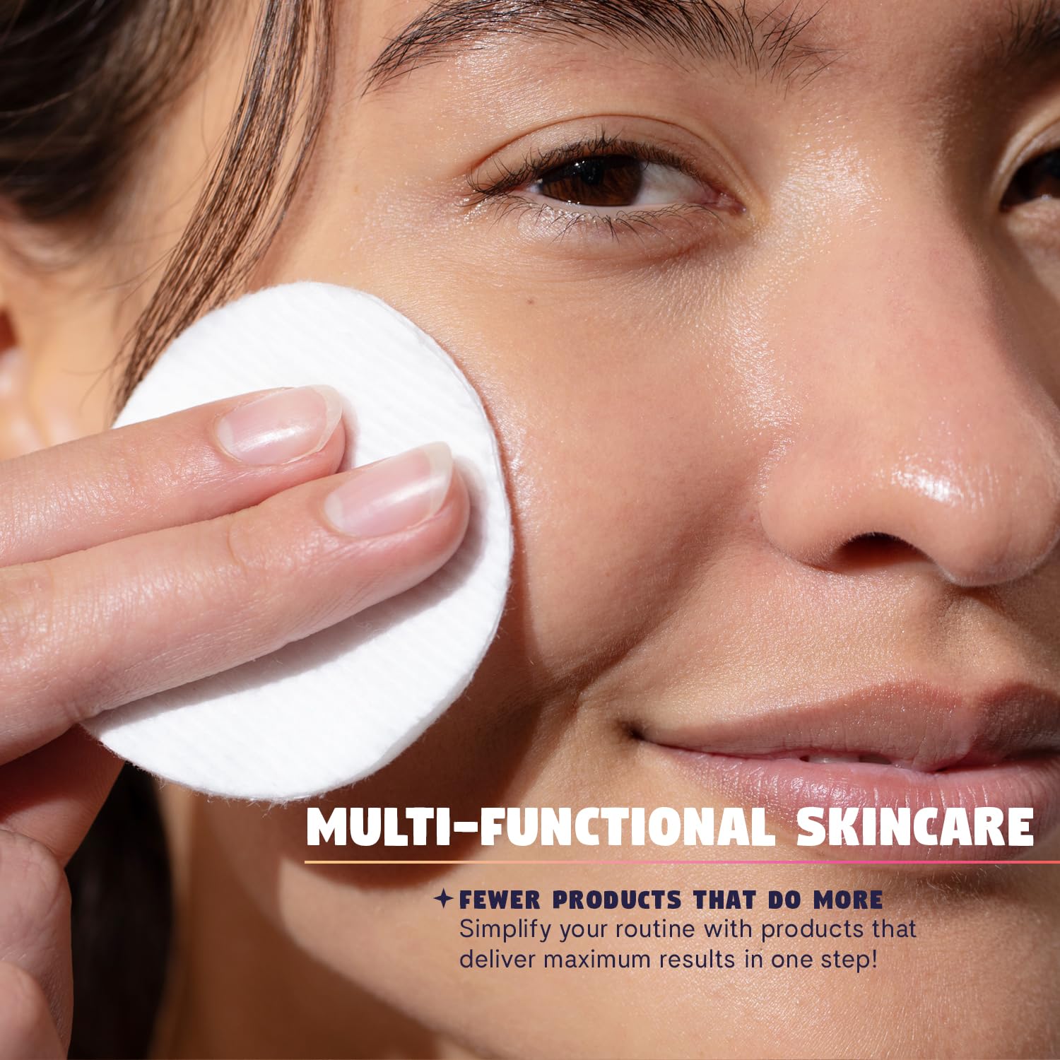 Zen Dew Violet Aura ingredient close-up highlighting rice extract and niacinamide