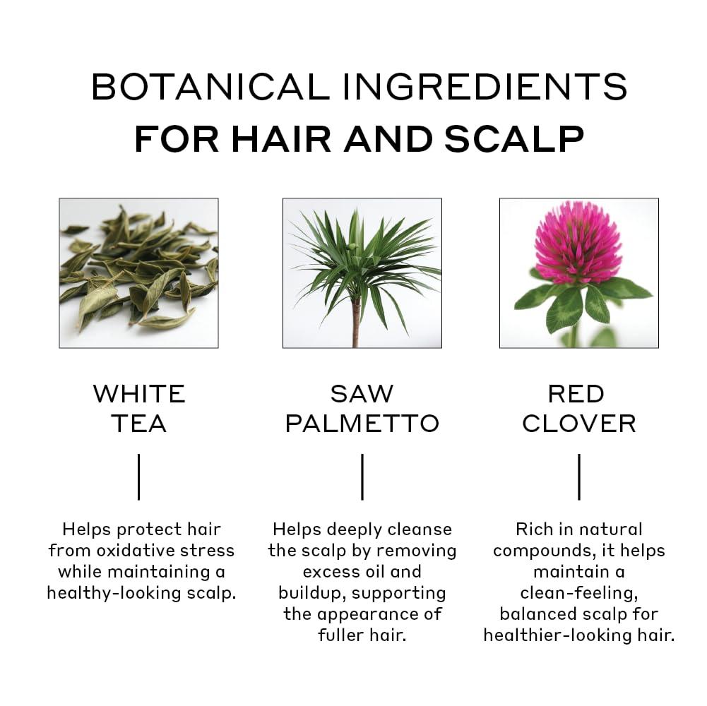 Zenagen Densifying Hair Serum packaging close-up highlights a lightweight, non-greasy feel.