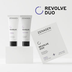 Zenagen Revolve travel kit shown in TSA-friendly packaging for trips.