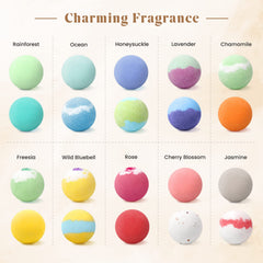 ZenBombs 40-piece set offers diverse scents for personalized spa moments