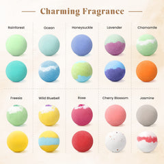 ZenBombs colorful swirl in bath creates a luxurious visual experience.