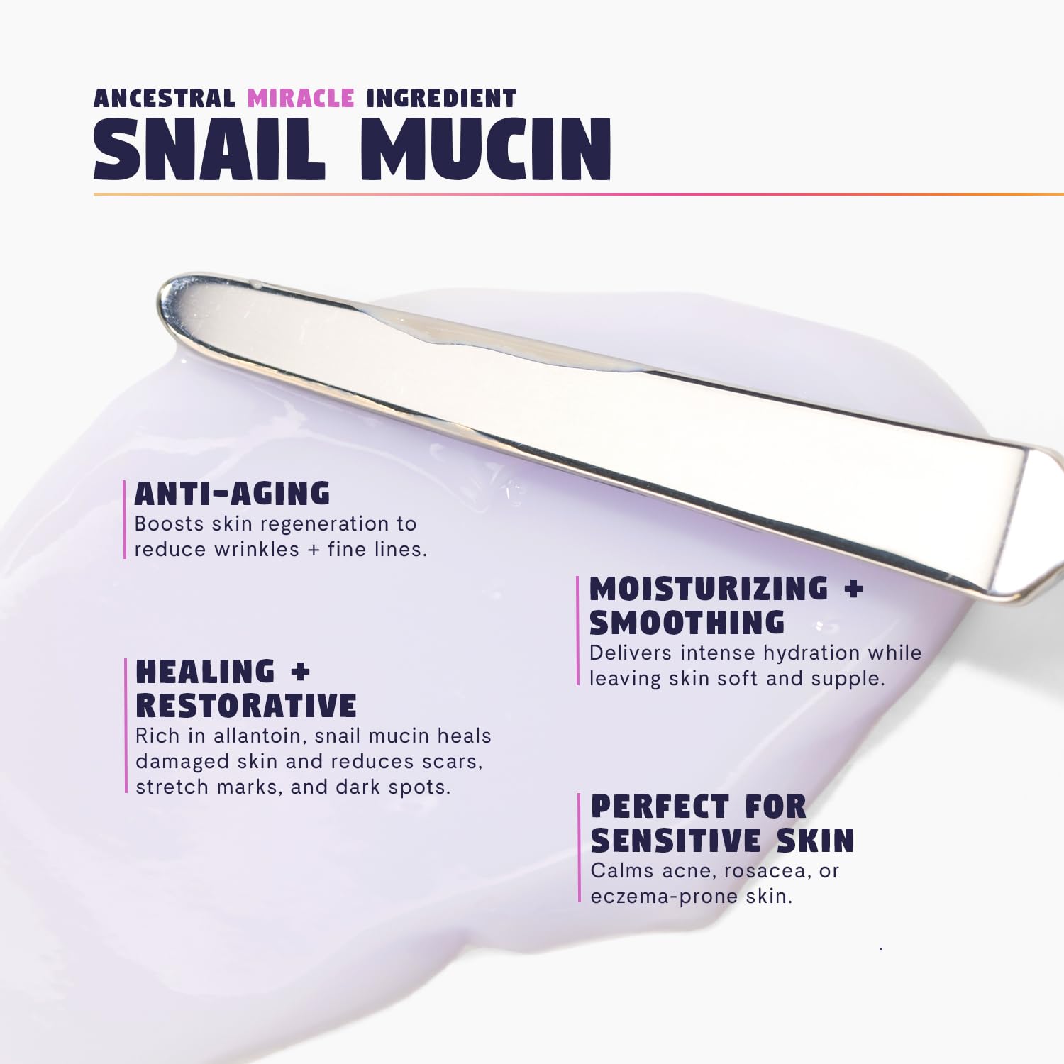 Zen Dew Moon Milk snail mucin moisturizer ingredients ectoin snow mushroom visual