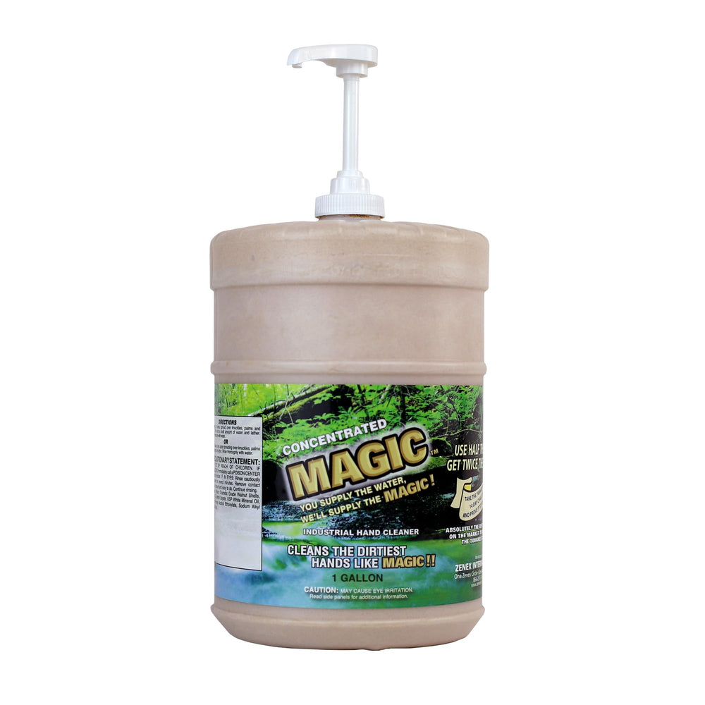 Zenex Magic Hand Soap uses natural ingredients avoiding harsh solvents
