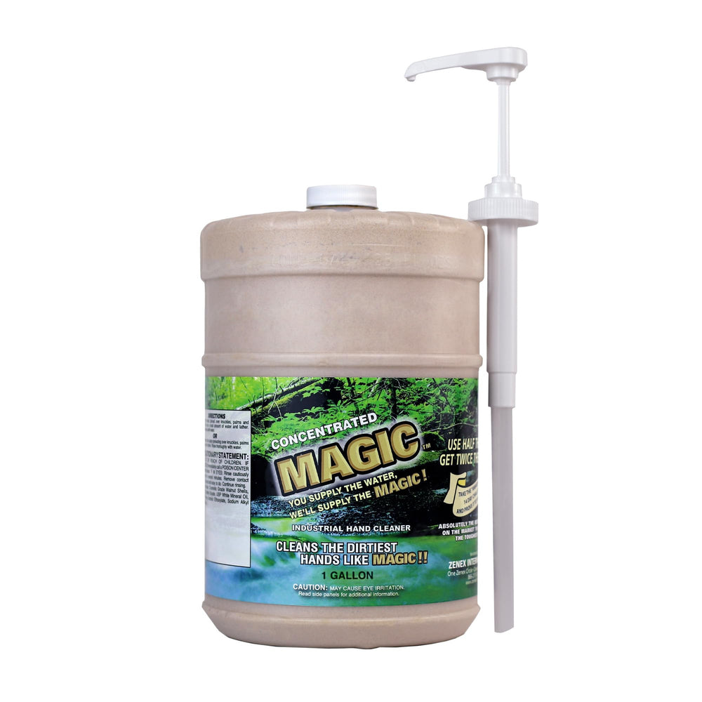 Zenex Magic Hand Soap leaves no greasy residue after washing