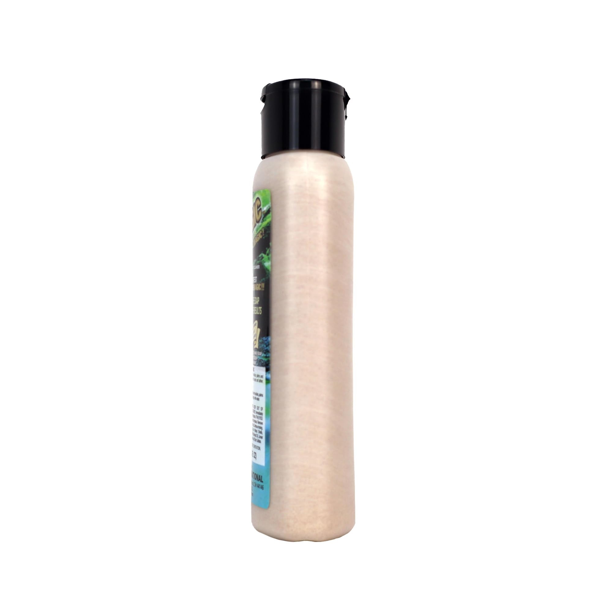 Zenex Magic Hand Soap uses walnut shells to scrub grime without drying