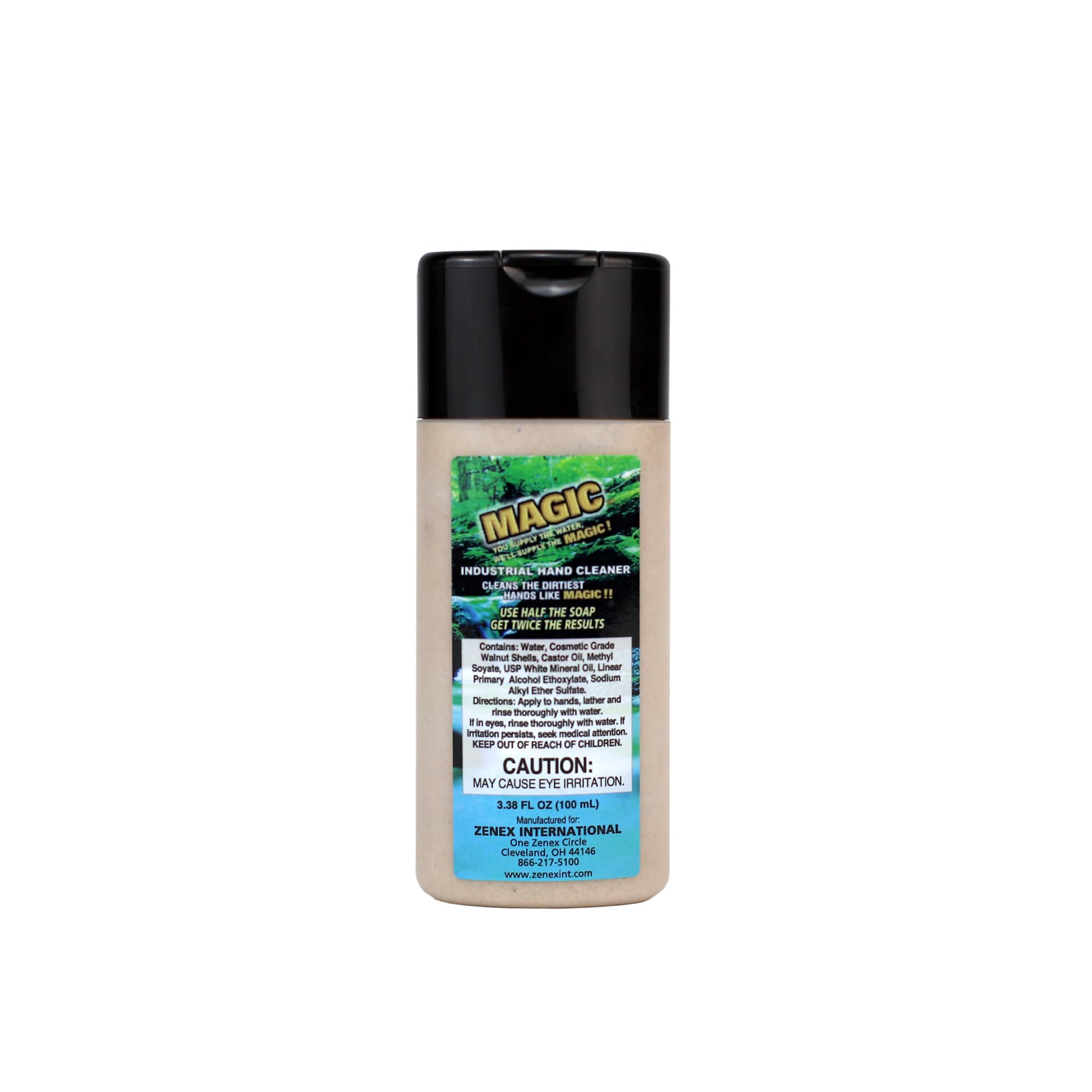 Zenex No greasy residue after wash for clean, dry hands