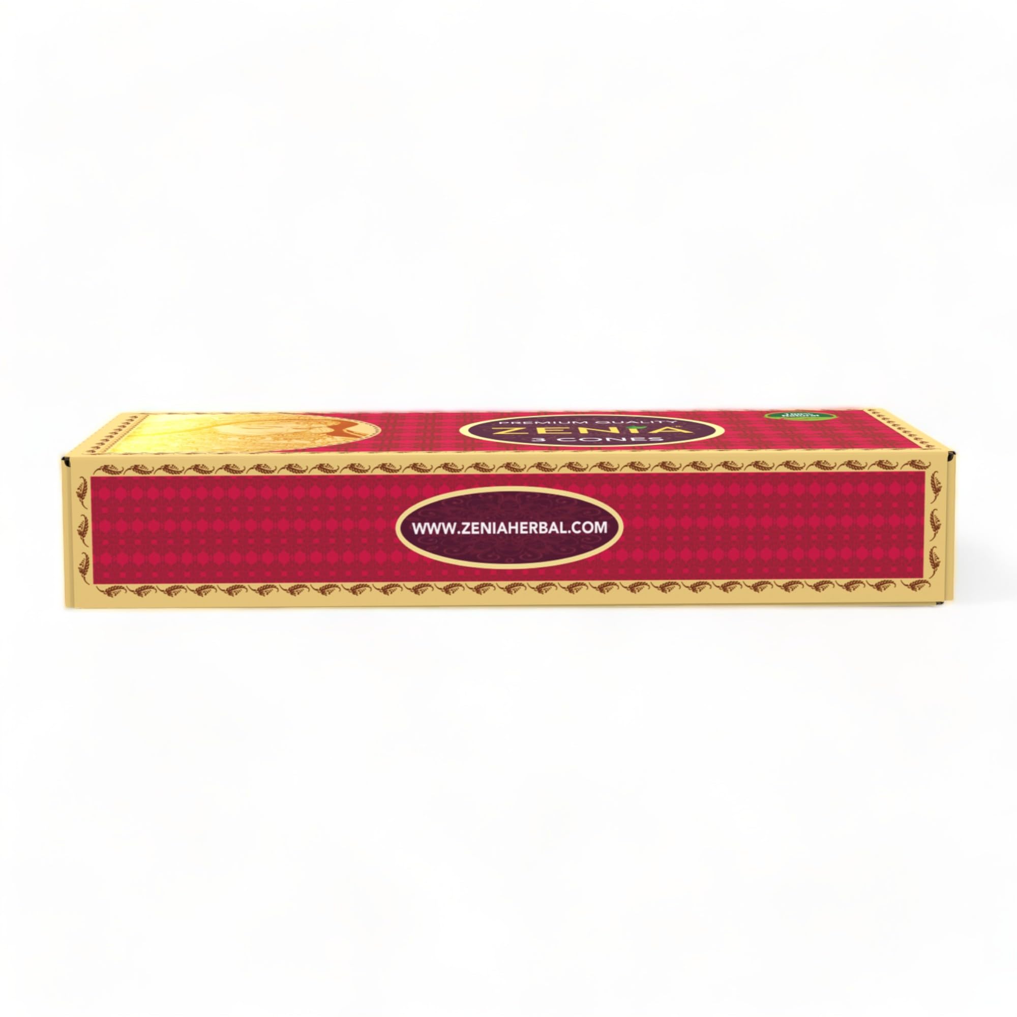 Zenia henna color develops over 24-48 hours for deeper tone.