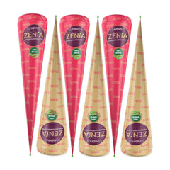 Zenia henna paste cones in 6-pack for easy at home coloring