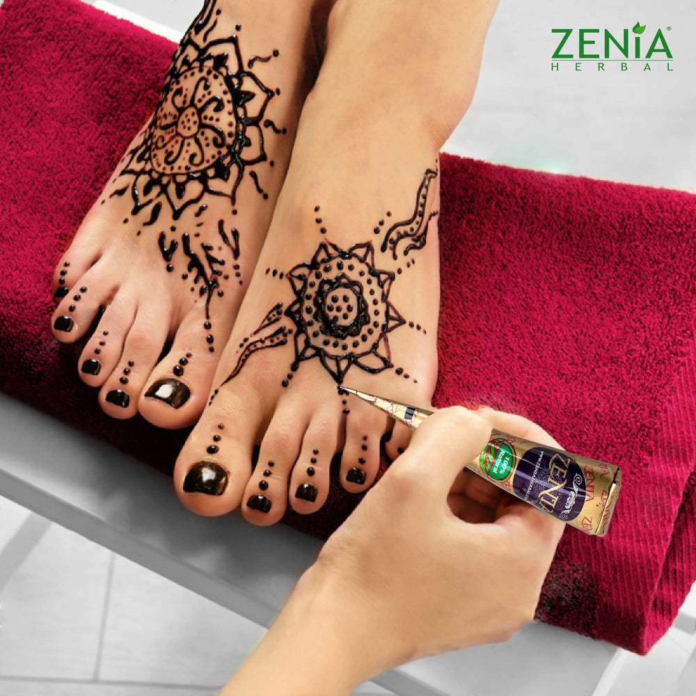 Zenia natural reddish-brown color details for skin art