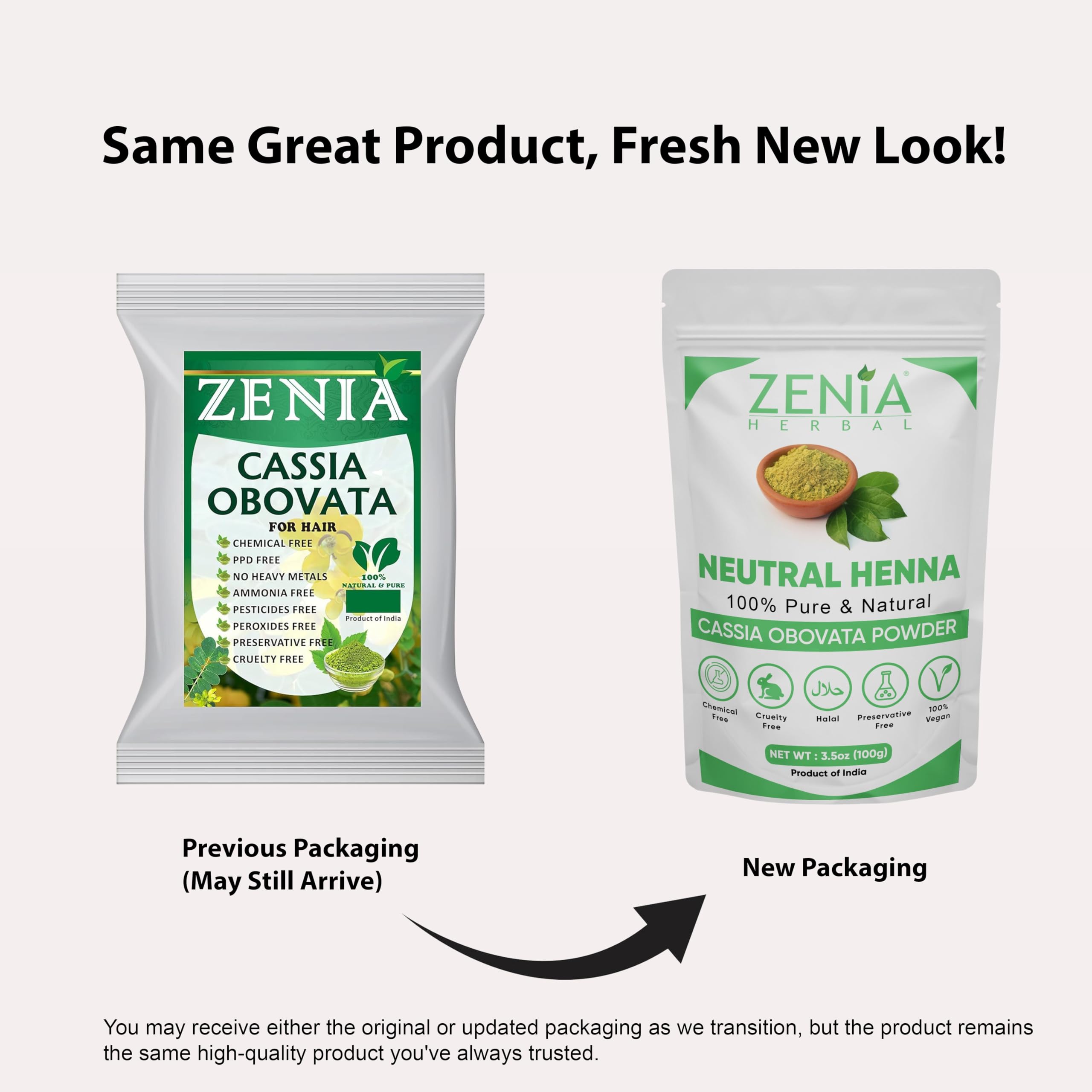 Zenia Neutral Henna application with gloves ensures even coverage.
