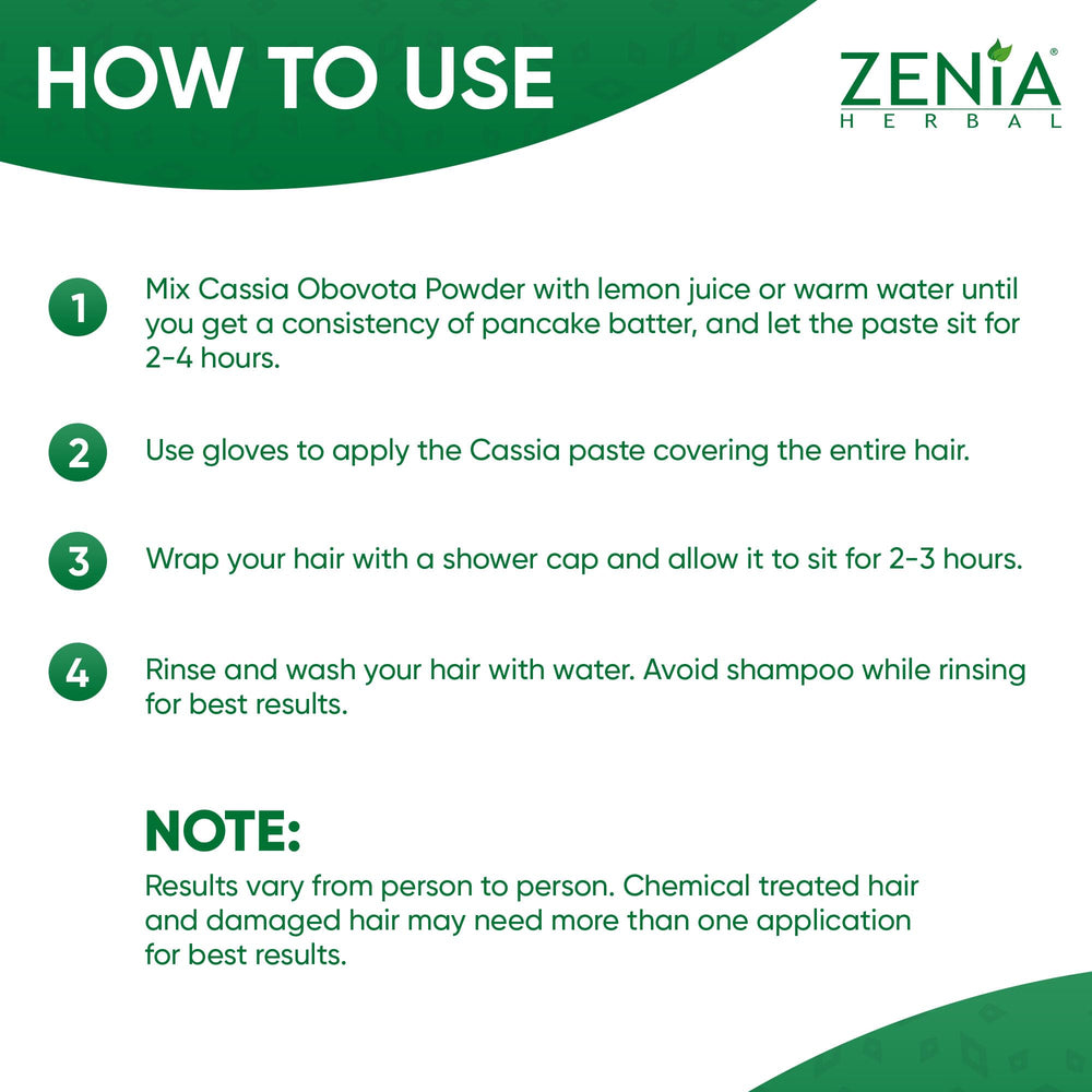 Close-up shows Zenia Neutral Henna giving natural shine.
