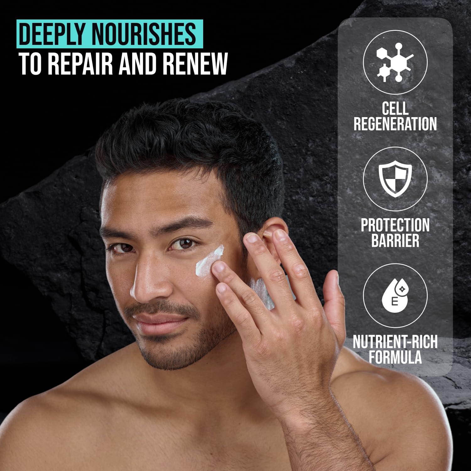 Zenolio Labs Mens Moisturizer with shea butter for dry skin relief