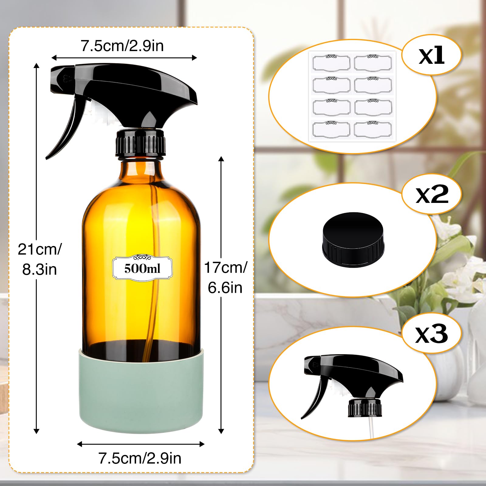 ZENOWICK upgraded adjustable nozzle enables mist or stream applications.
